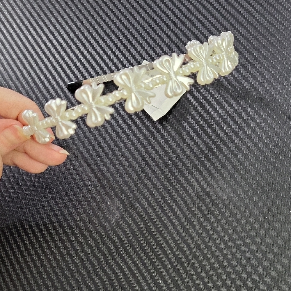 Nwt Nordstrom Pearl Bow Headband